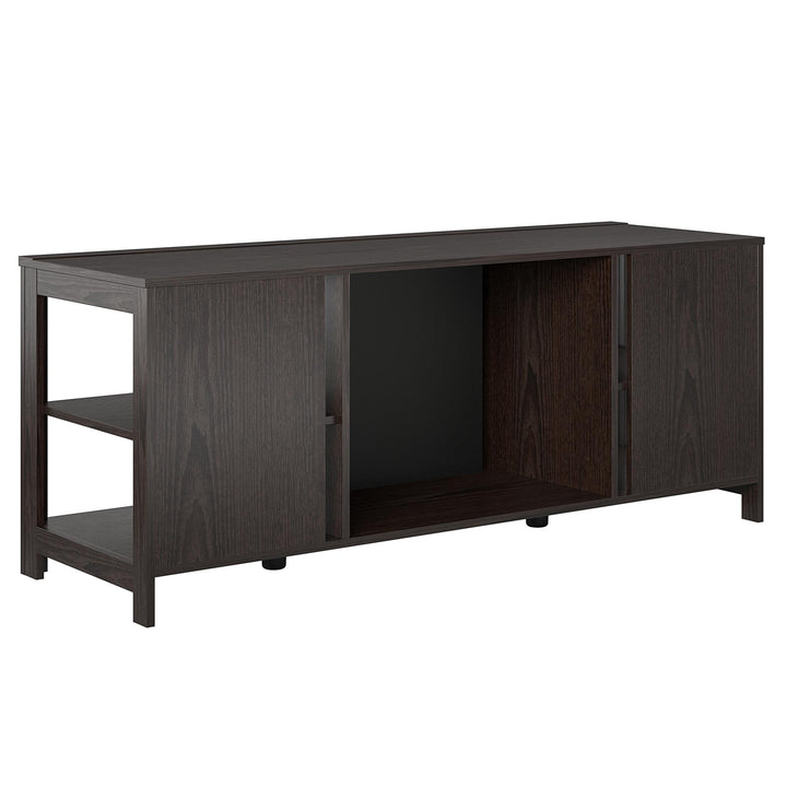 Electric Fireplace TV Stand with Melville Design -  Espresso