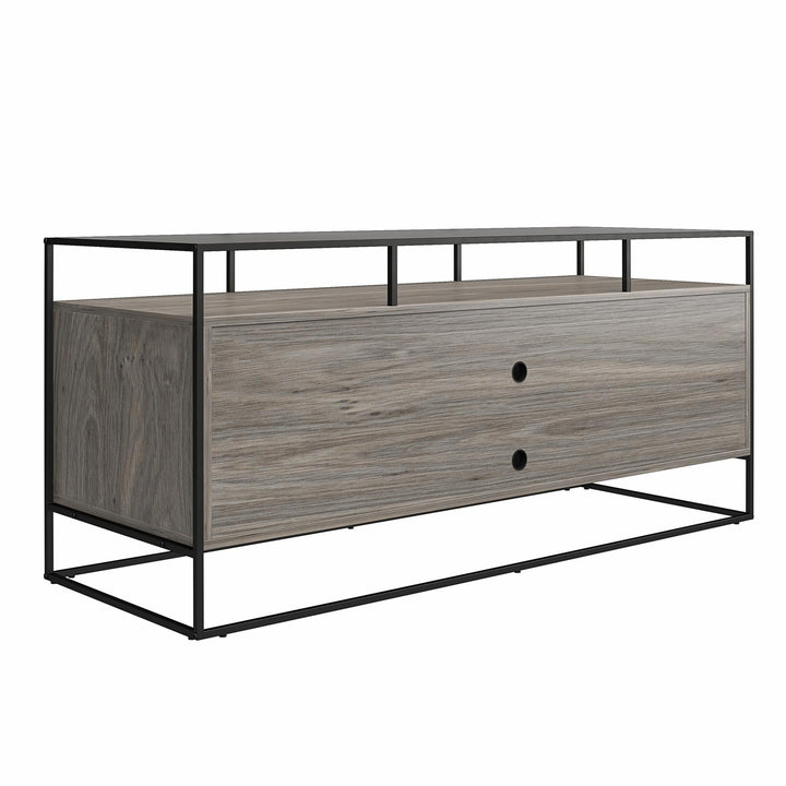 Media console for modern homes -  Gray Oak