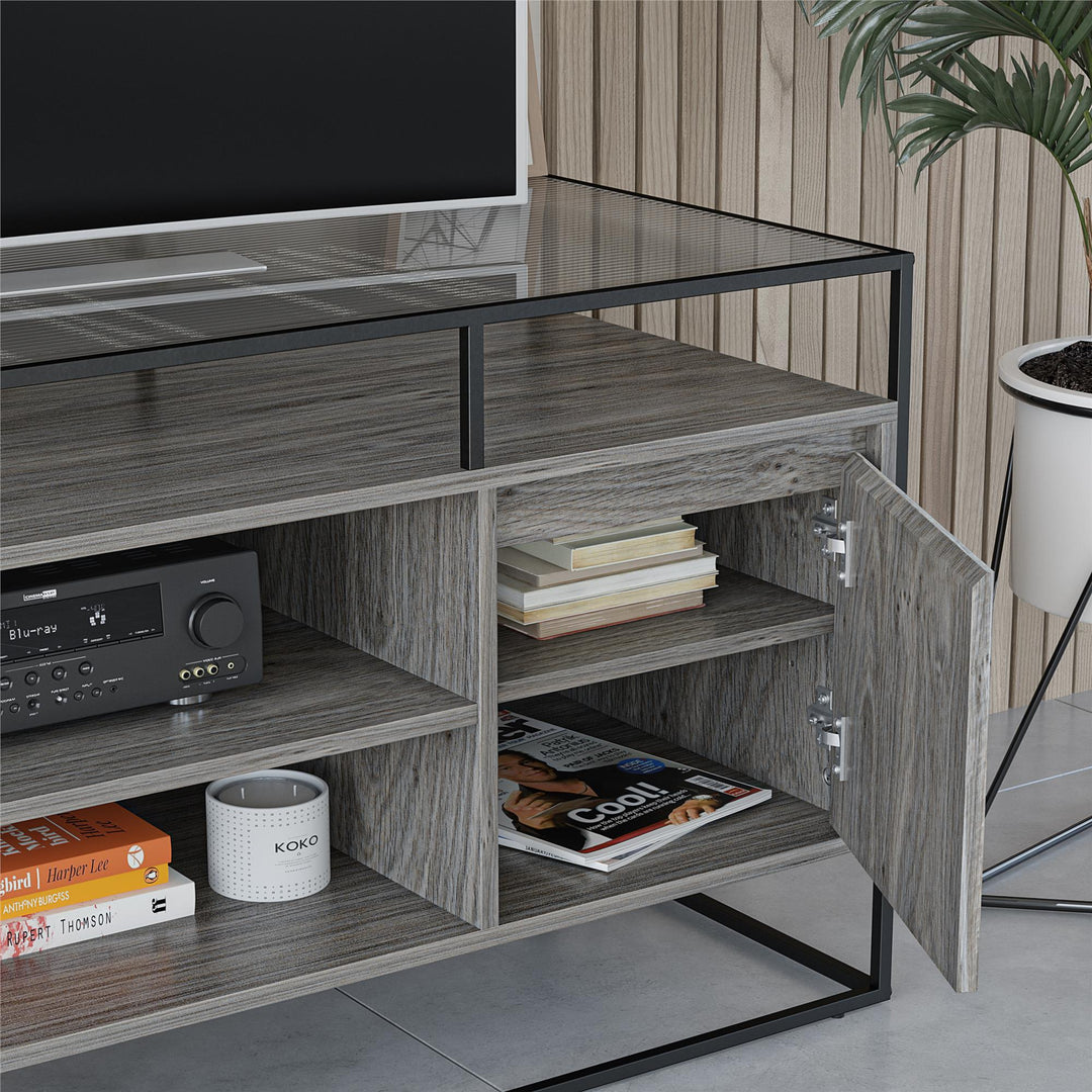 Camley design TV stand -  Gray Oak