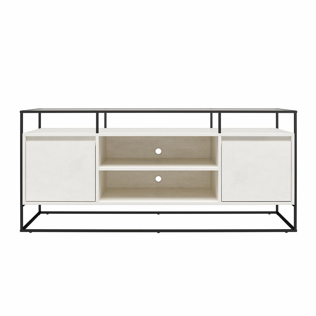 Camley modern media console -  Plaster