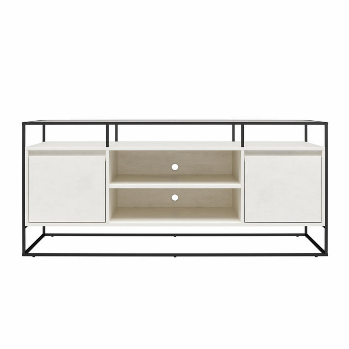 Camley modern media console -  Plaster
