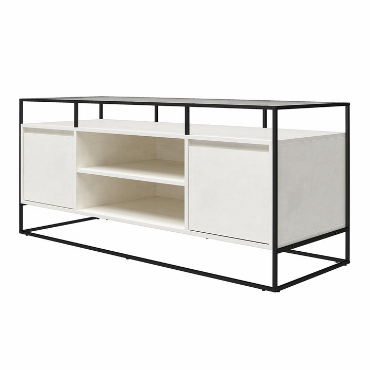 Modern console for large TVs -  Plaster