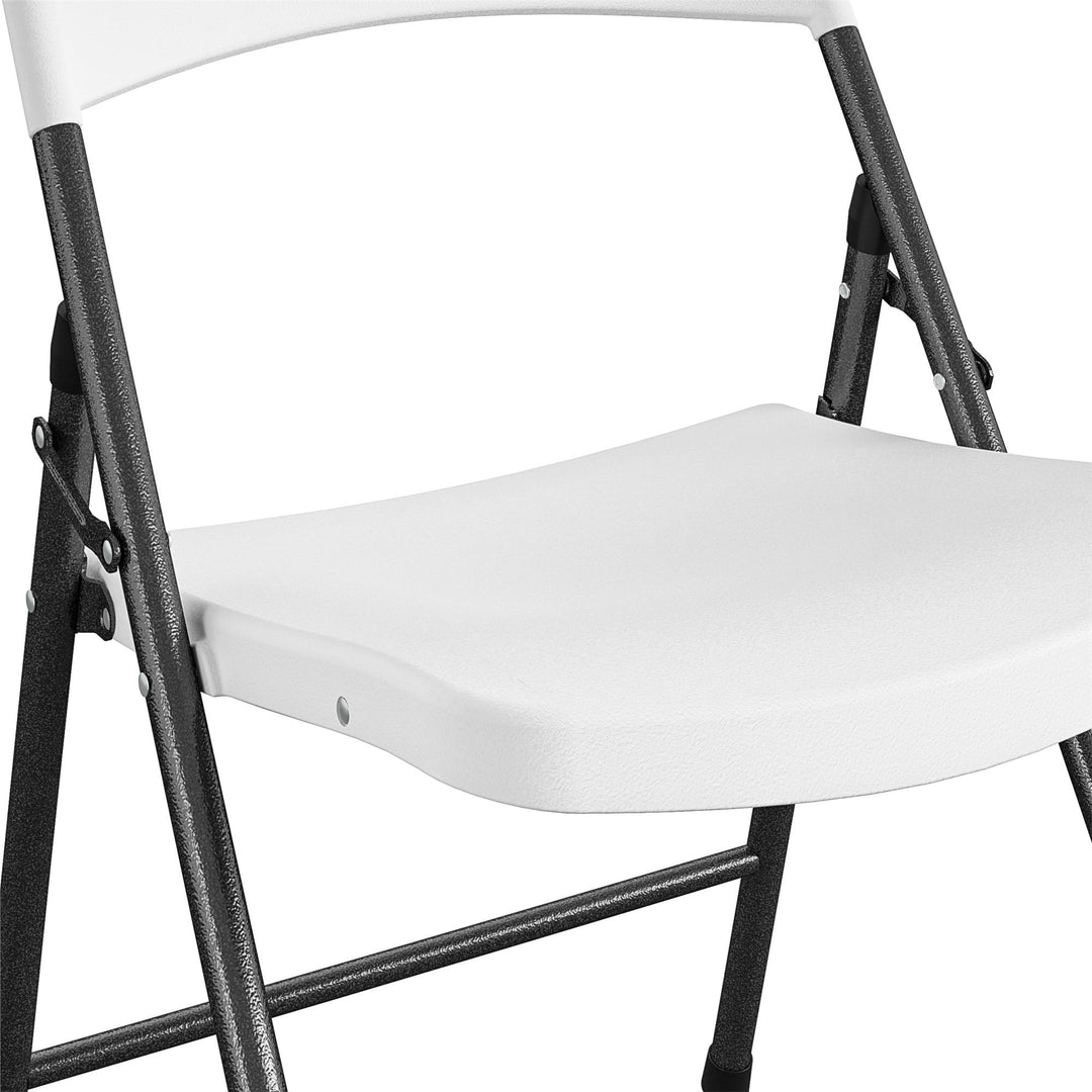 folding chair indoor - White - 4-Pack