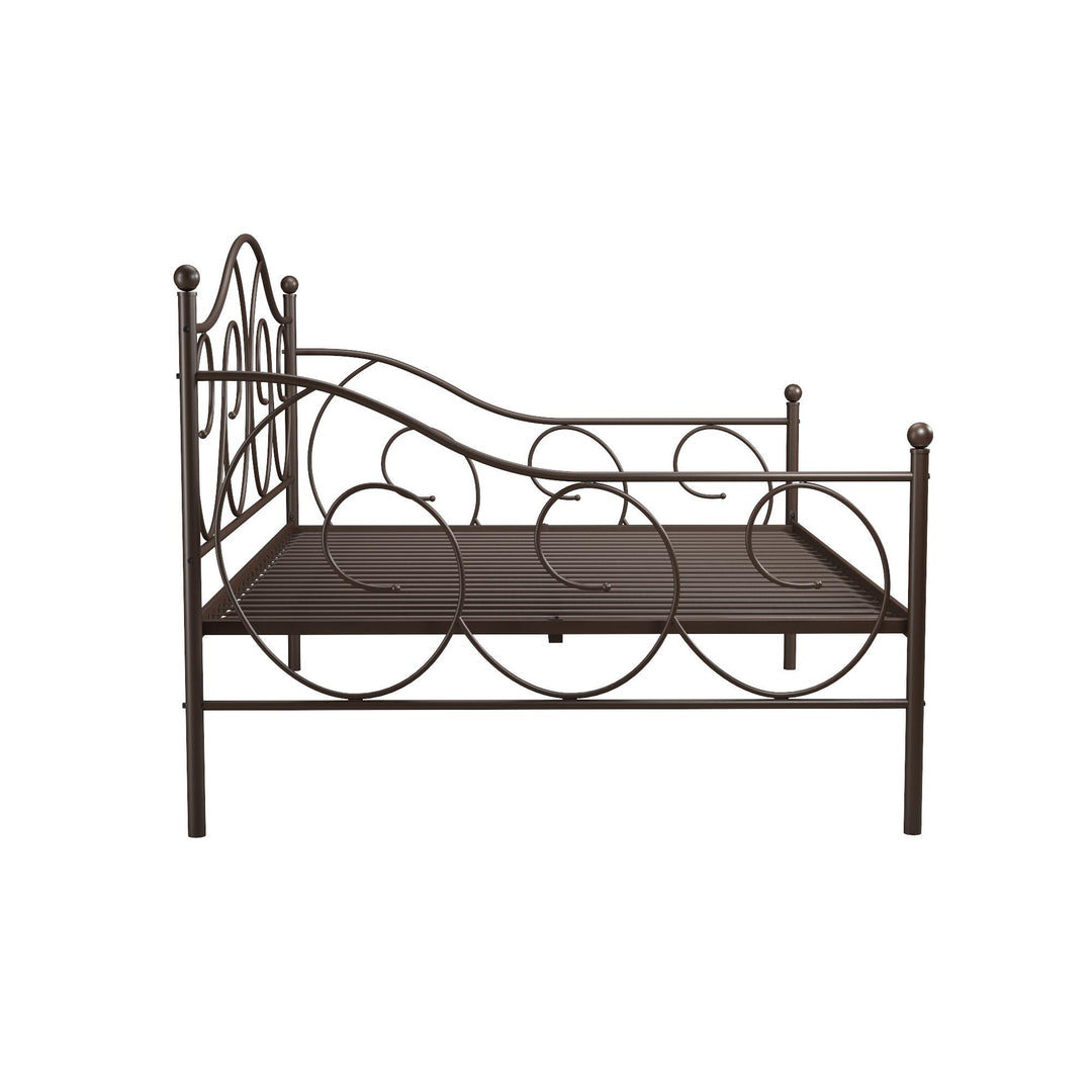 Victoria Metal Daybed with 15 Inch Clearance for Storage - Bronze - Full