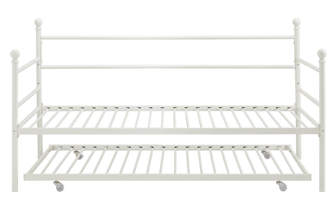 Metal daybed - White - Twin