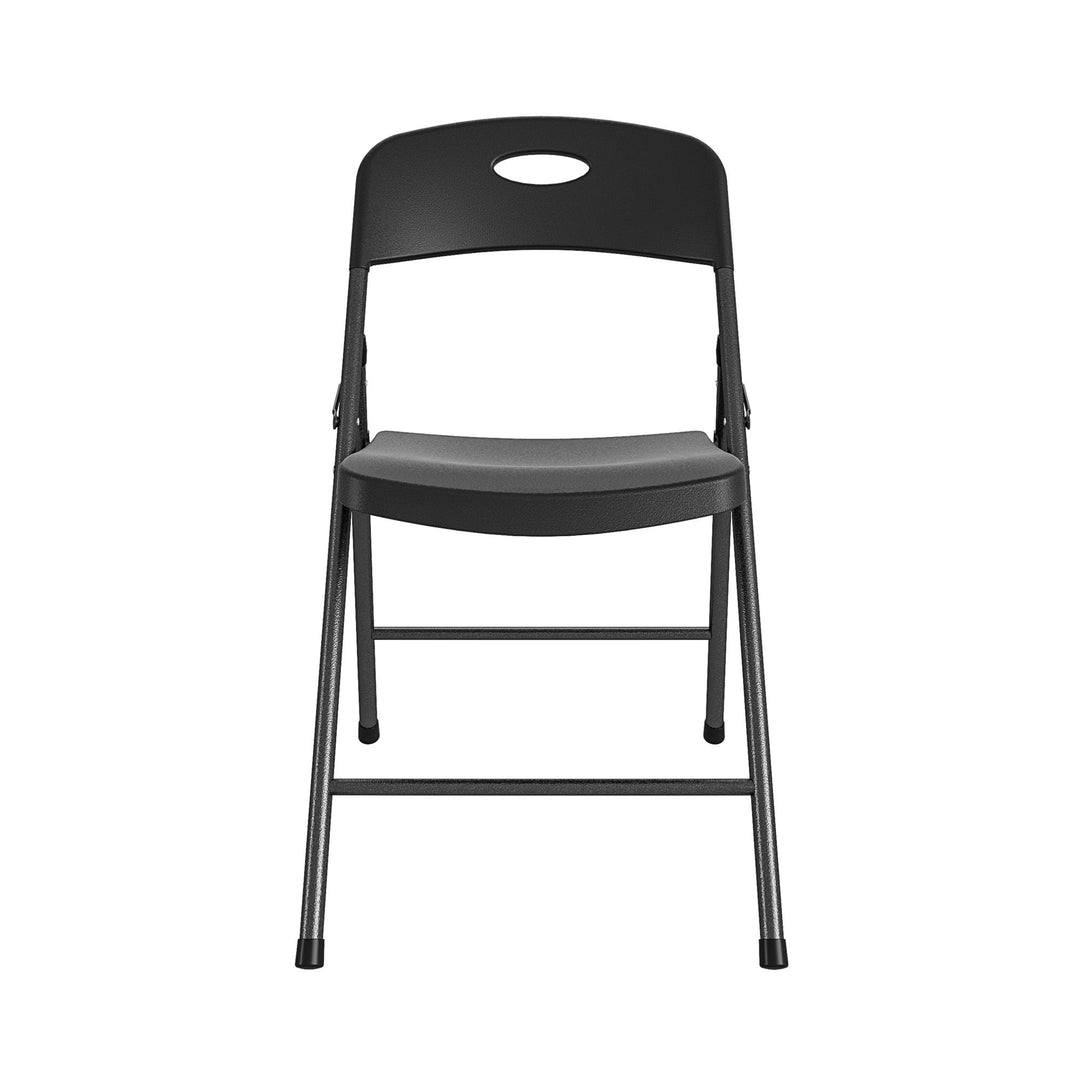 indoor foldable chair - Black - 4-Pack