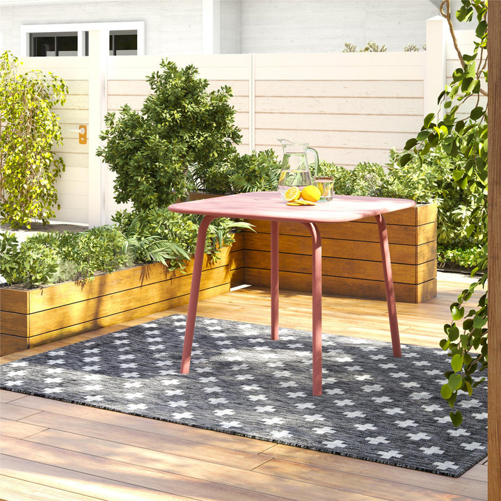 small space dining furniture set - Red