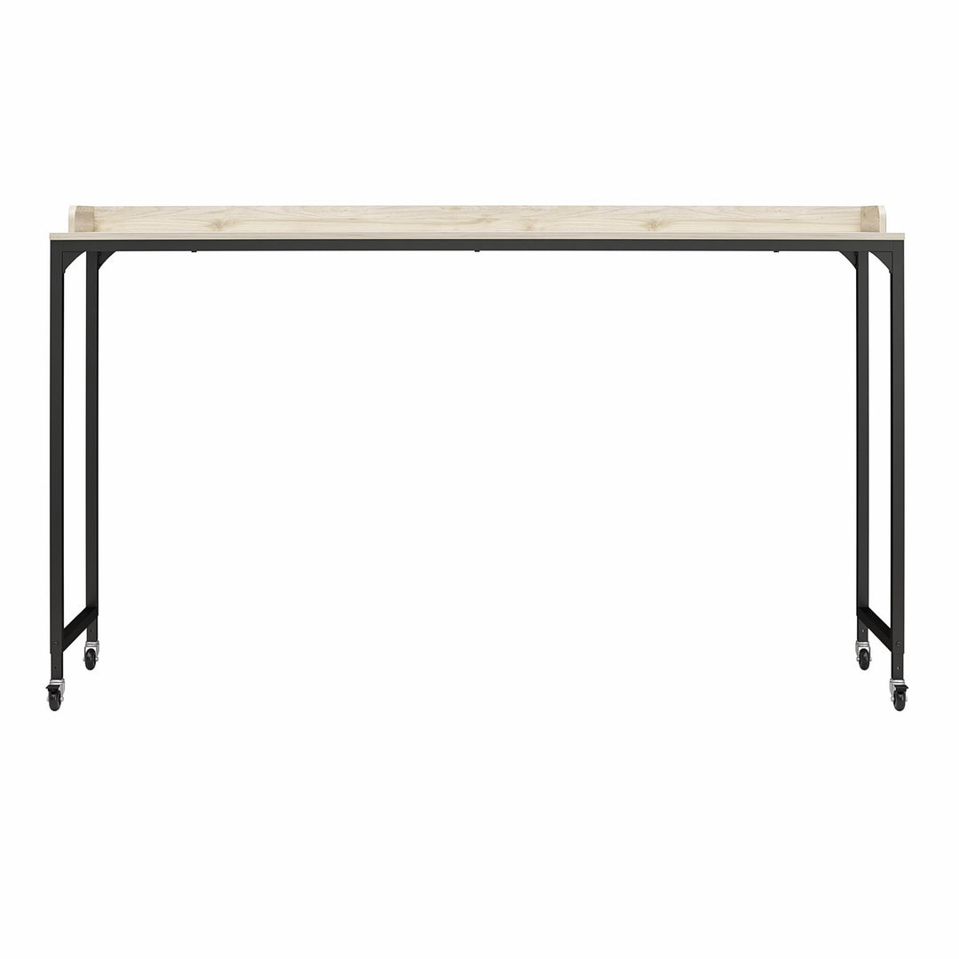 Park Hill Desk with Adjustable Height for Over-Bed -  Light Walnut