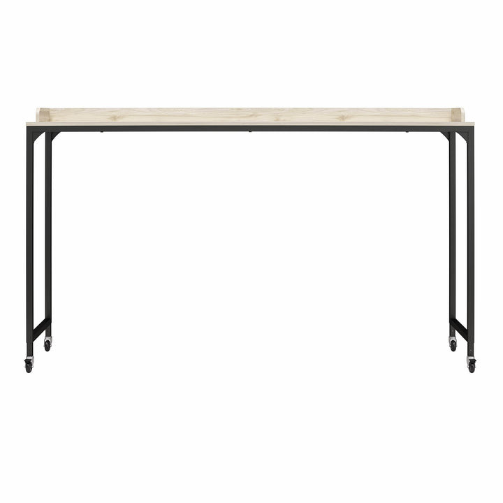 Park Hill Desk with Adjustable Height for Over-Bed -  Light Walnut