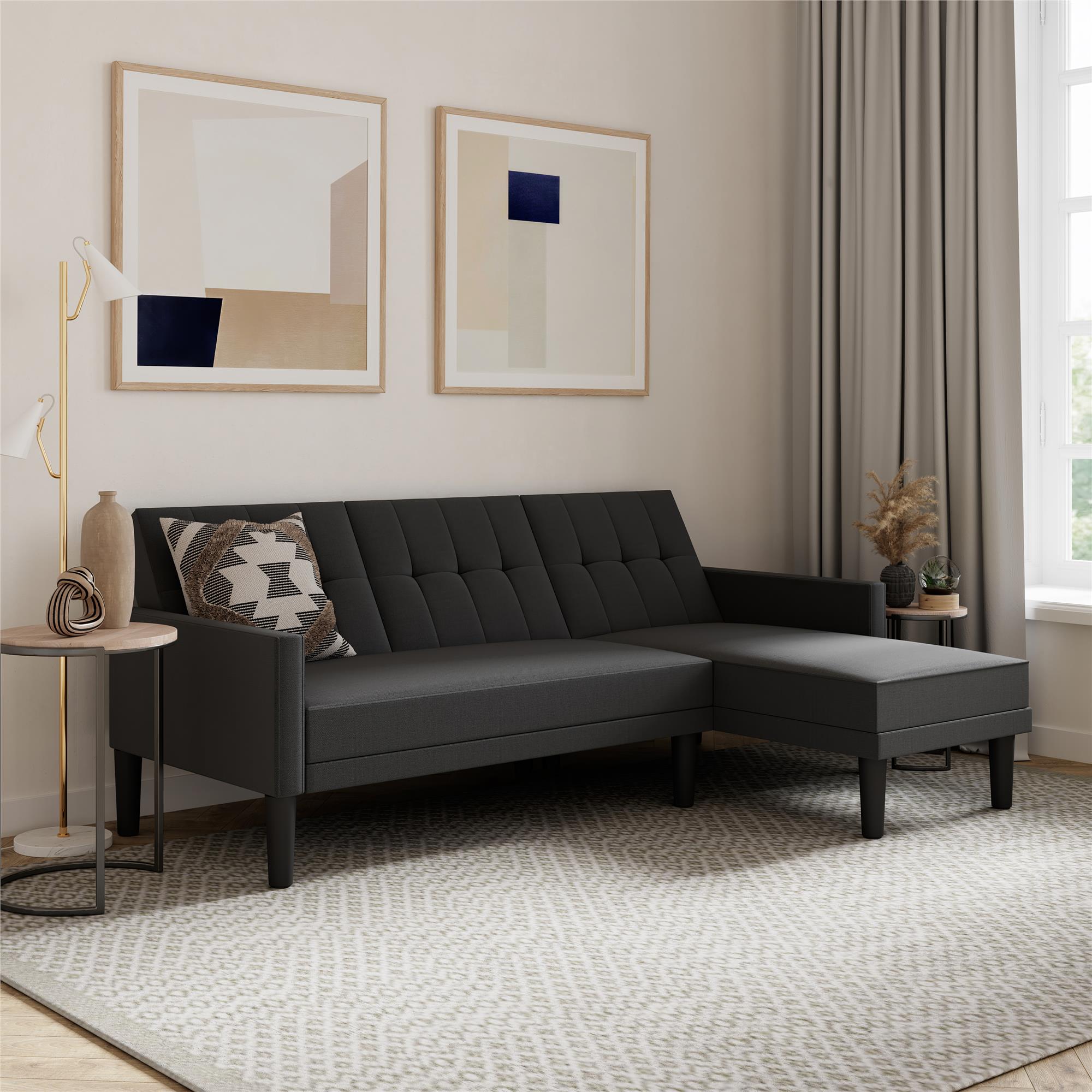 Futon discount couch sectional