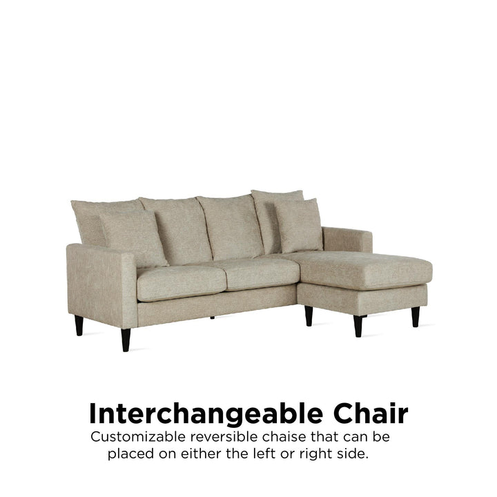 Comfortable and Stylish Sectional Sofa -  Beige