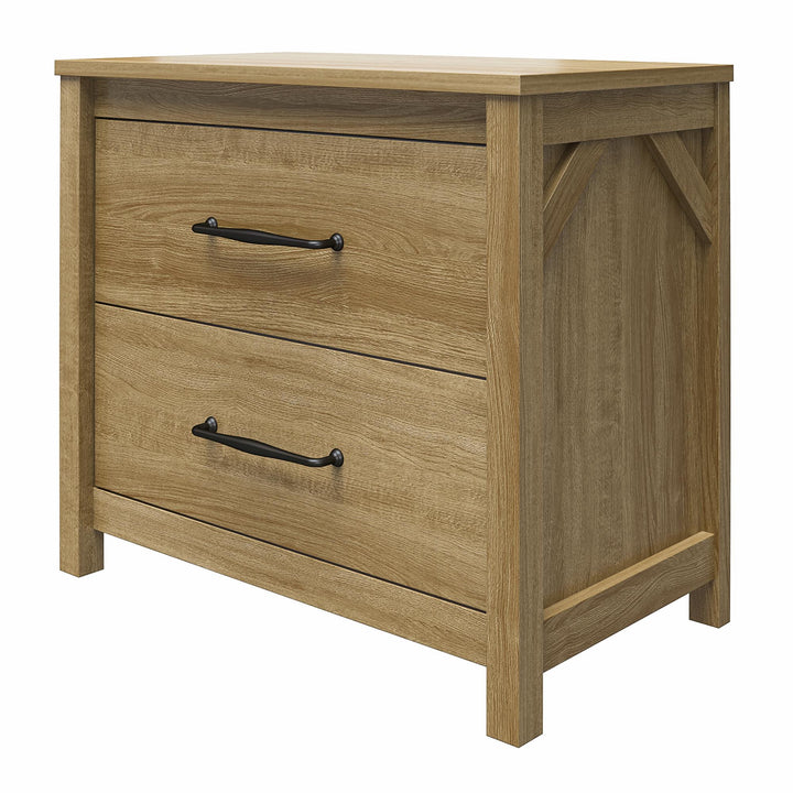 Augusta Nightstand with Easy Assembly -  Natural