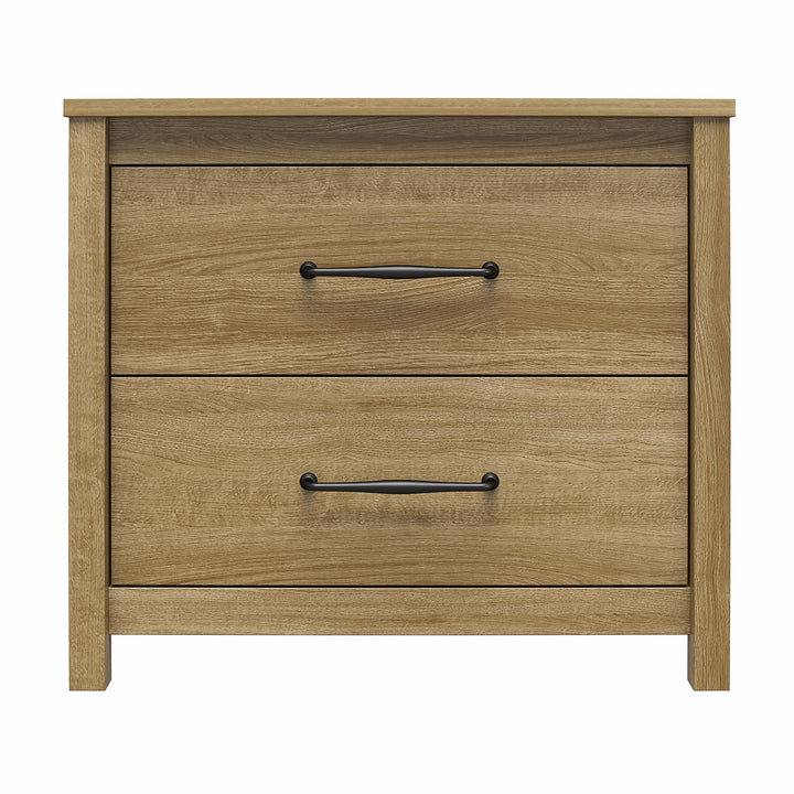 Augusta 2 Drawer Nightstand with Easy SwitchLock™ Assembly -  Natural
