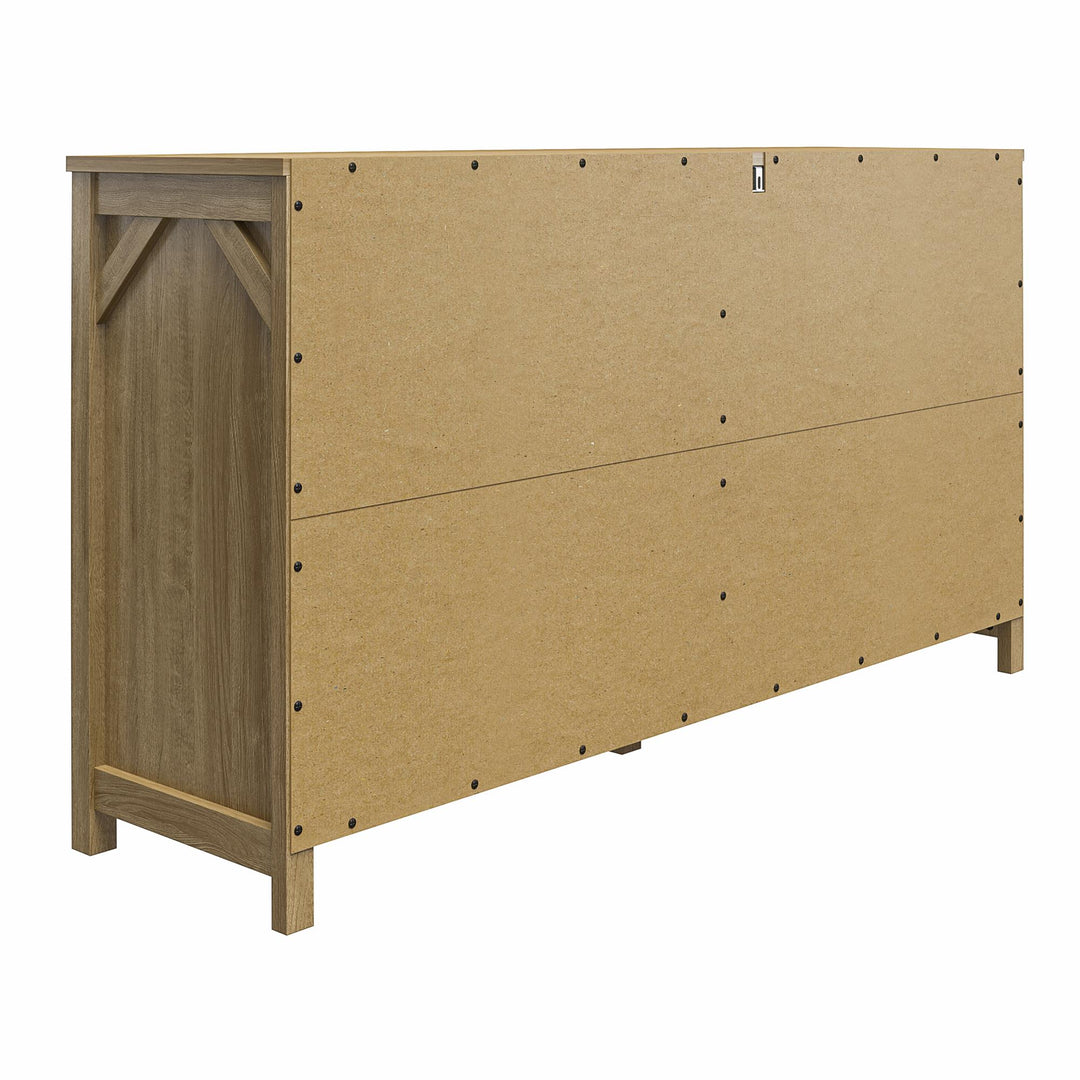 Augusta Wide Dresser with SwitchLock Assembly -  Natural 