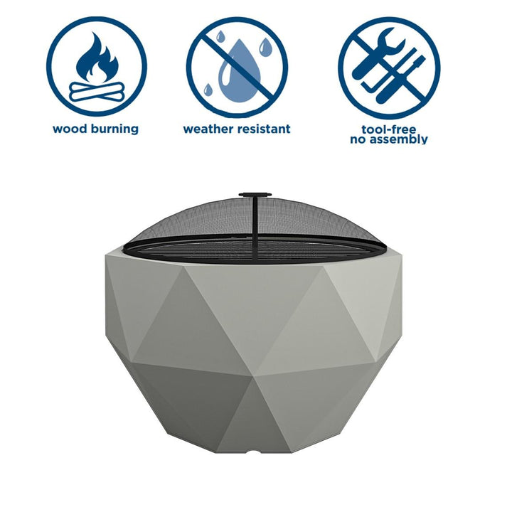 COSCO outdoor fire pit design -  Gray