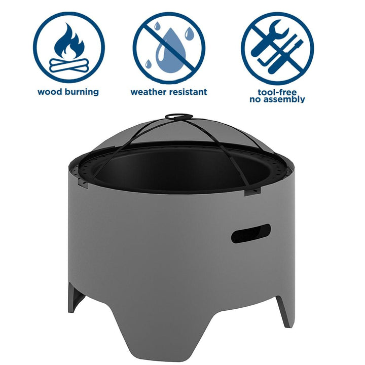 COSCO outdoor fire pit accessories -  Gray