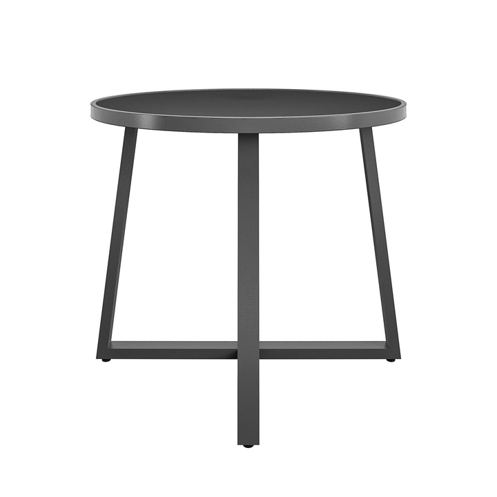 35" indoor/outdoor dining table - Dark Gray - 1-Pack