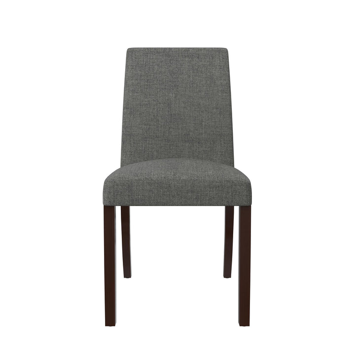 Parsons Chairs with Pine Legs -  Gray 
