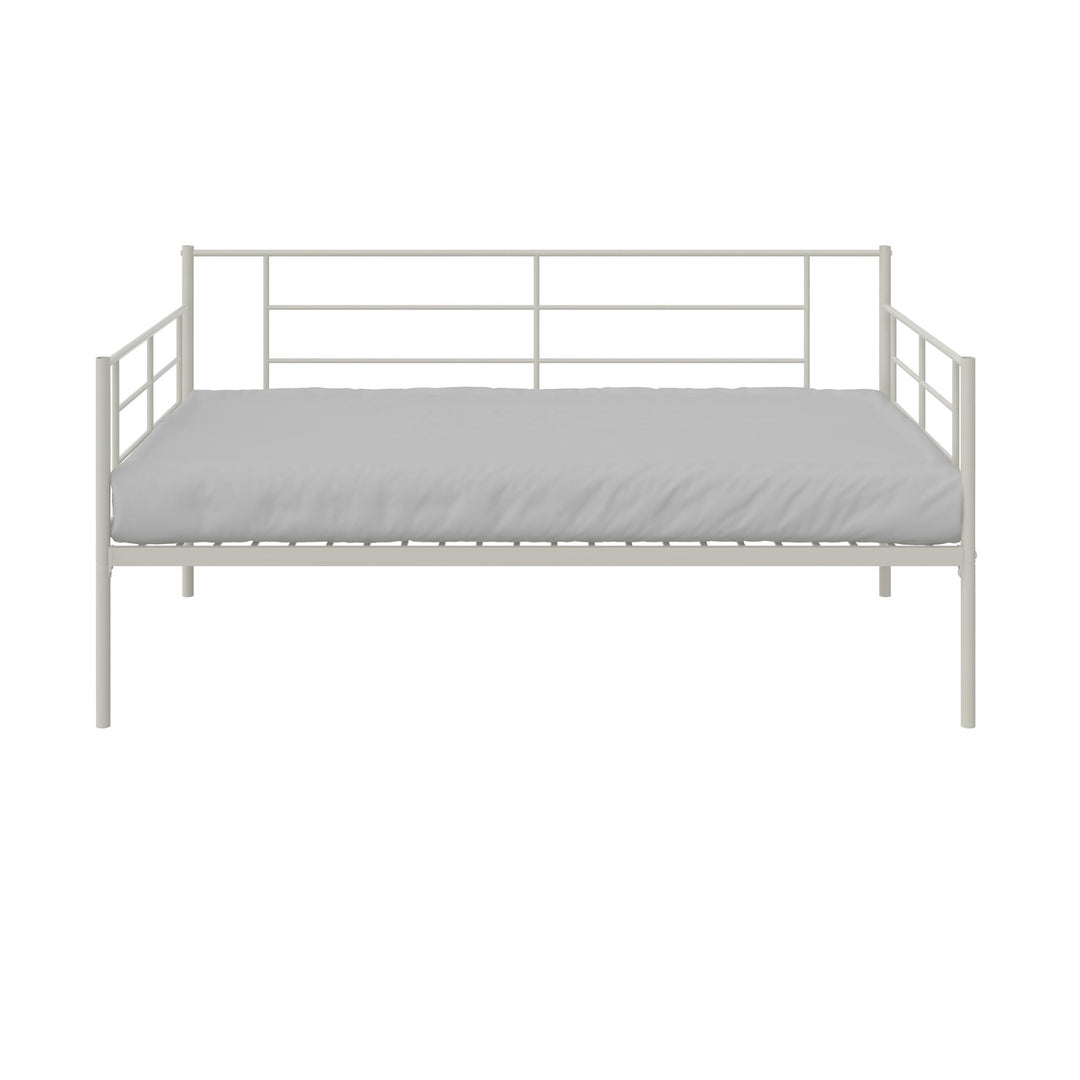 metal daybed with 14" clearance - White - Twin Size