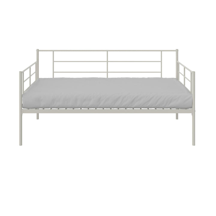 metal daybed with 14" clearance - White - Twin Size