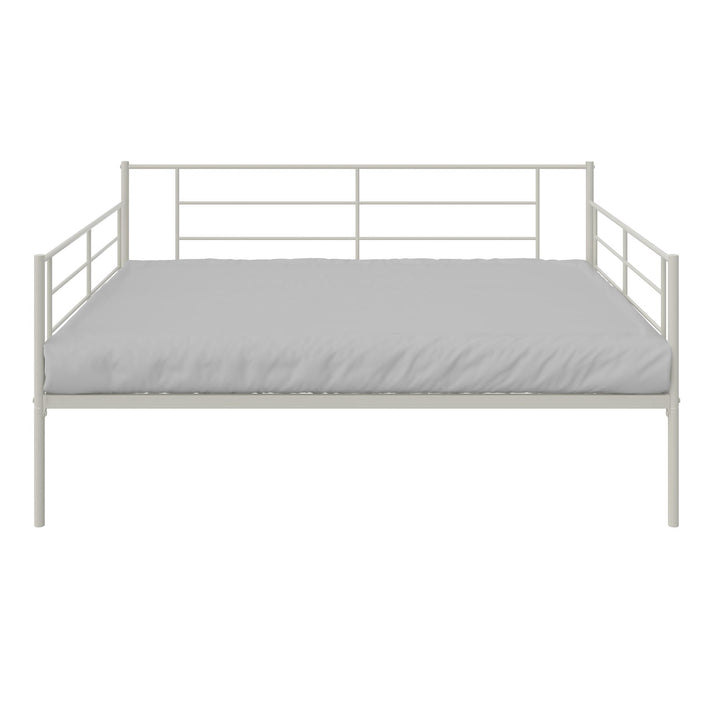 metal daybed with 14" clearance - White - Full Size