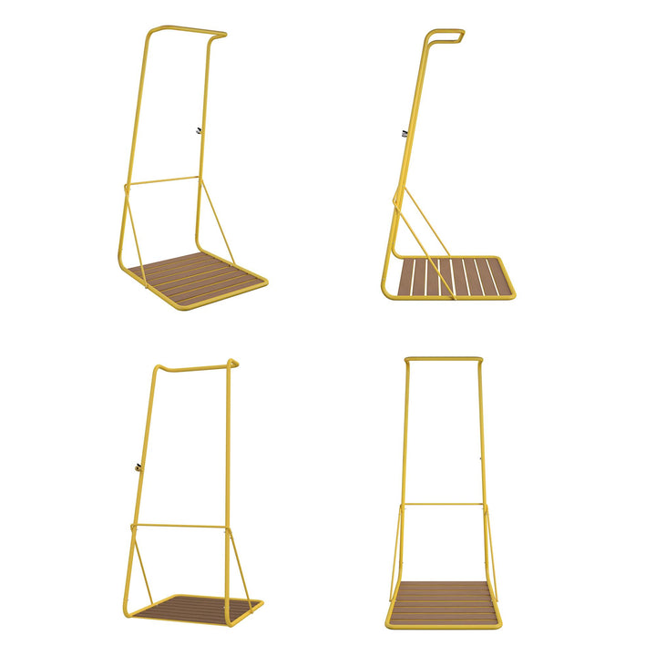 Waterfall bar shower for outdoors -  Yellow 