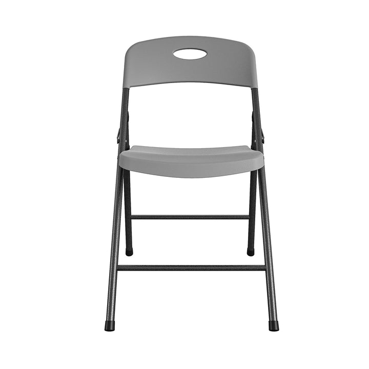 outdoor double chairs - Gray - 4-Pack