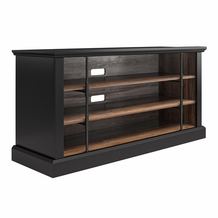 Two-toned TV stand design -  Black