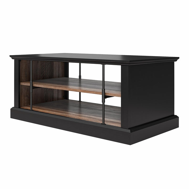 Coffee table in black and walnut -  Black