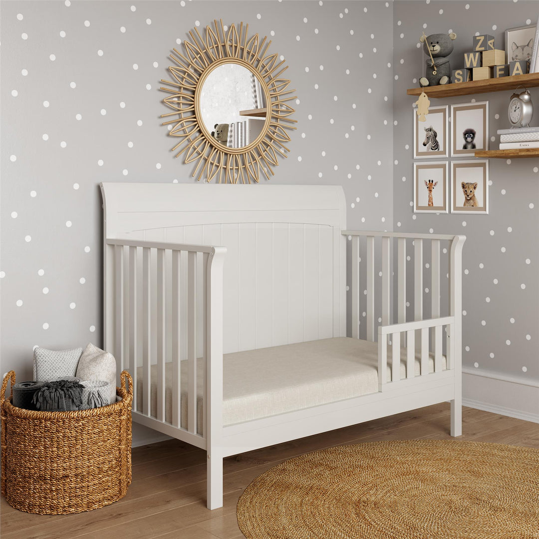 Collins Toddler Guardrail to Convert Crib into a Toddler Bed - White