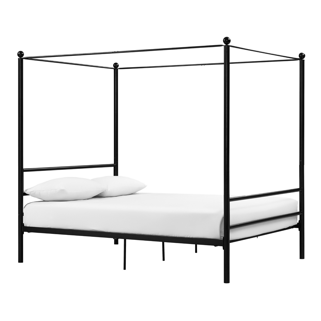 marion canopy bed - Black - Full