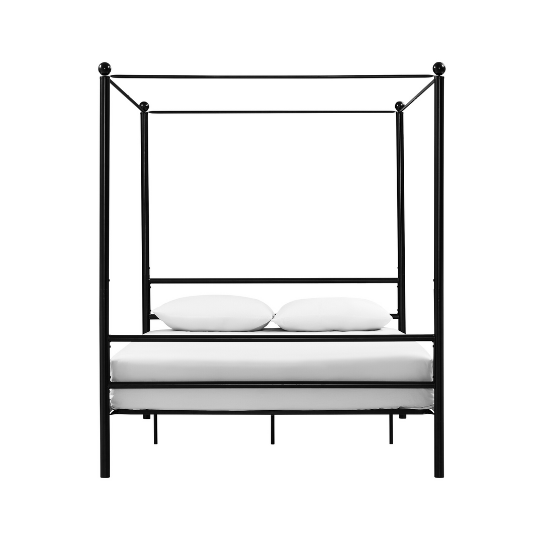 medieval canopy bed - Black - Full