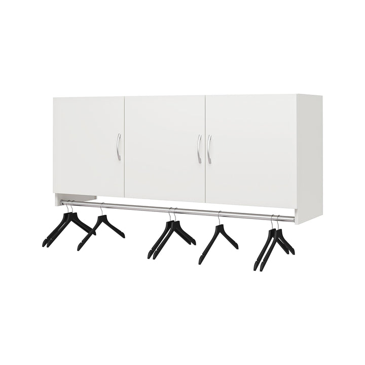 cabinet with hanging rail - White