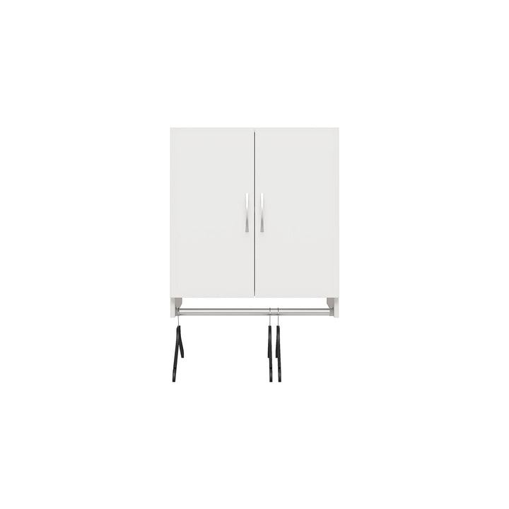 2 door wall storage cabinet - White