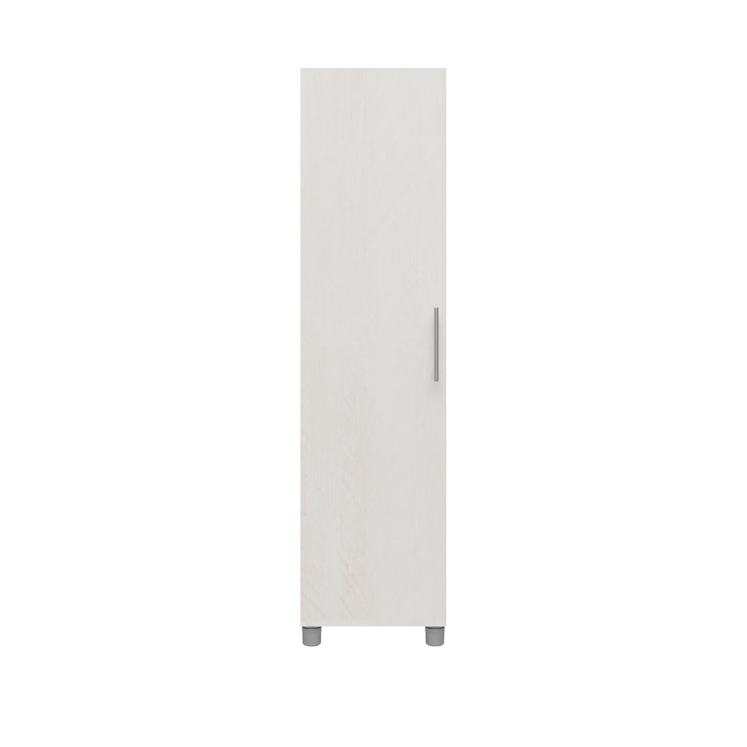 Tall cabinet for home storage -  Ivory Oak