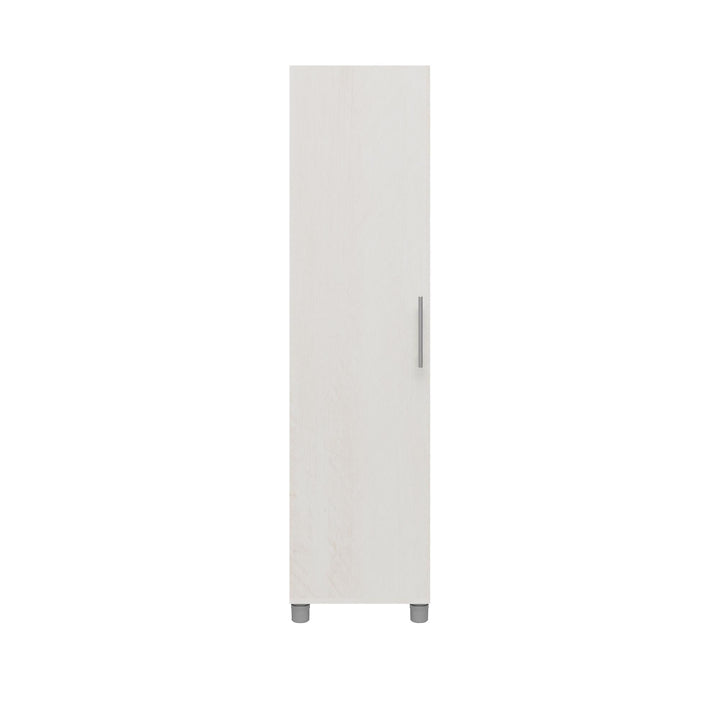 Tall cabinet for home storage -  Ivory Oak