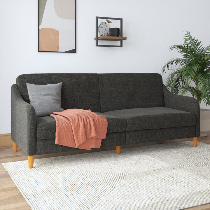 coil futon - Grey Linen