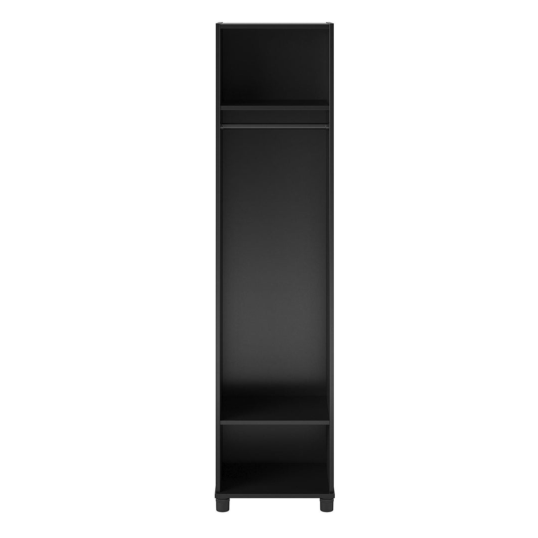 18" wide cabinet for storage -  Black Oak