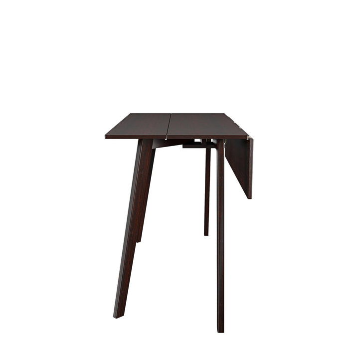 wood drop leaf table - Dark Mahogany - 1-Pack