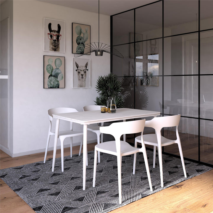  Trendy patio furniture - White - 1-Pack