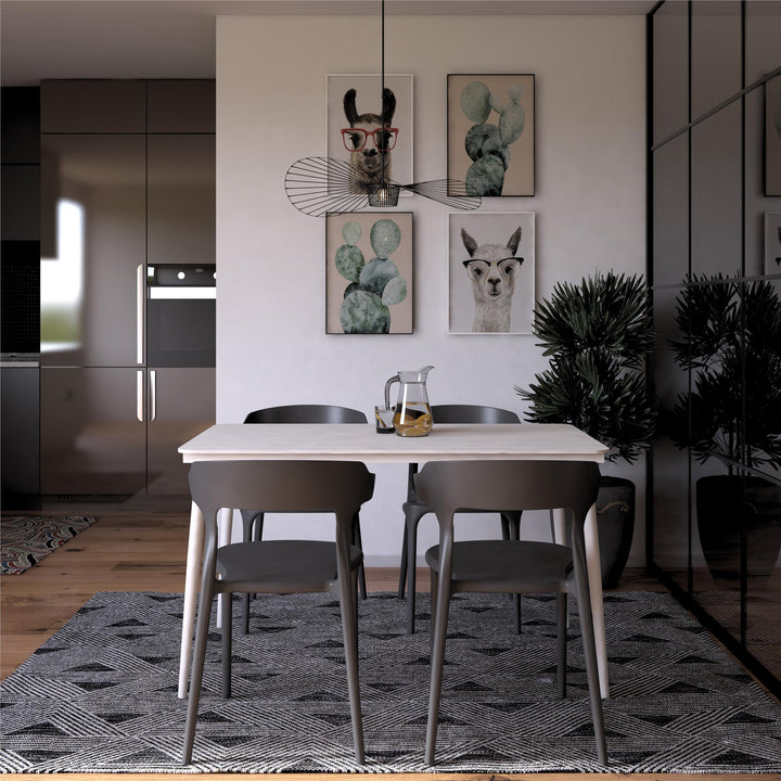  Outdoor furniture sets - White - 1-Pack