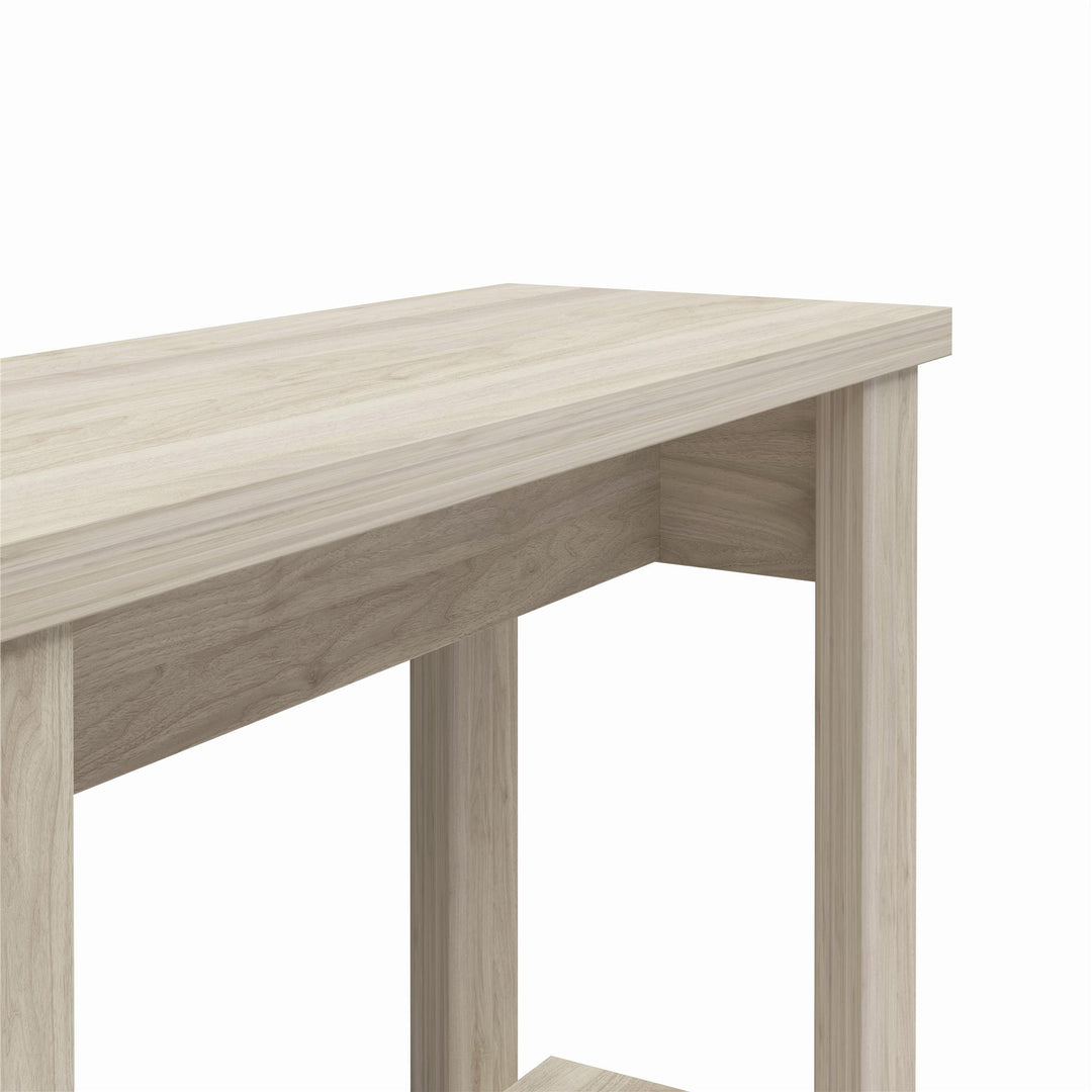 Durable and Functional Console Table for Hallway -  Light Walnut