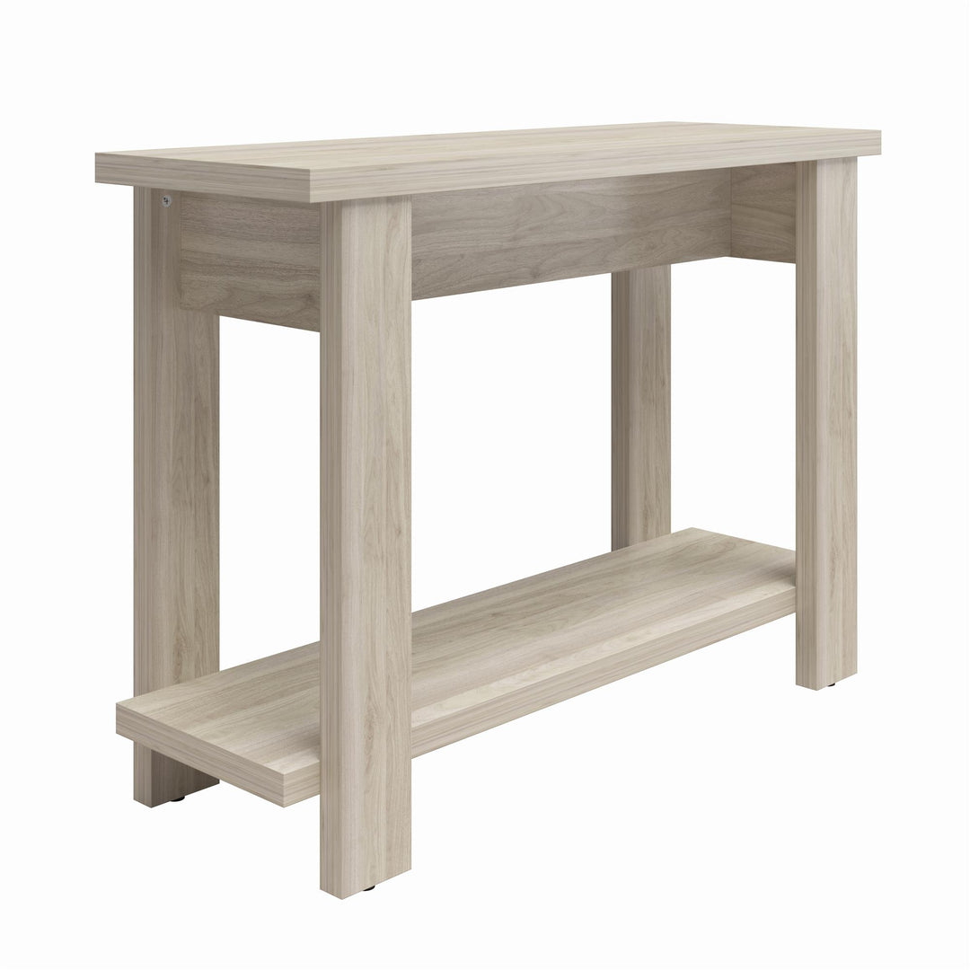 Easy to Assemble Winston Console Table -  Light Walnut