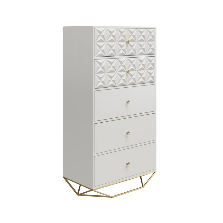 Modern Blair bedroom storage solution -  White