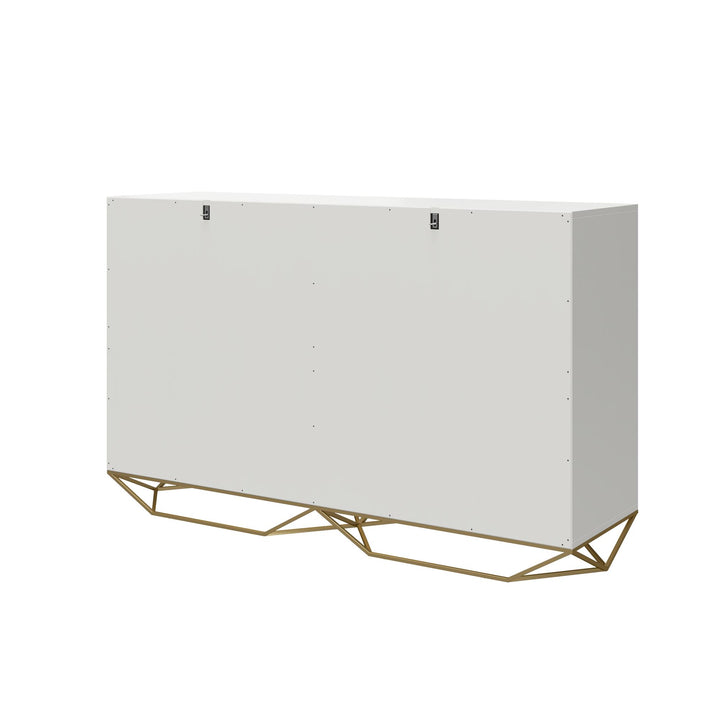 Contemporary Blair 6 Drawer Dresser -  White
