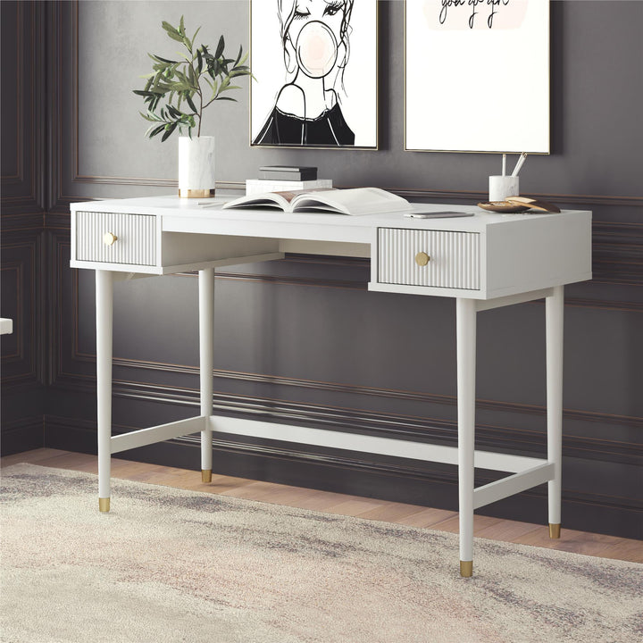 Contemporary Elizabeth Desk -  Dove Gray