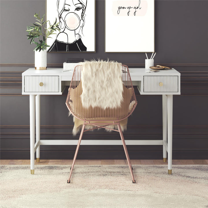 Modern Elizabeth Desk -  Dove Gray