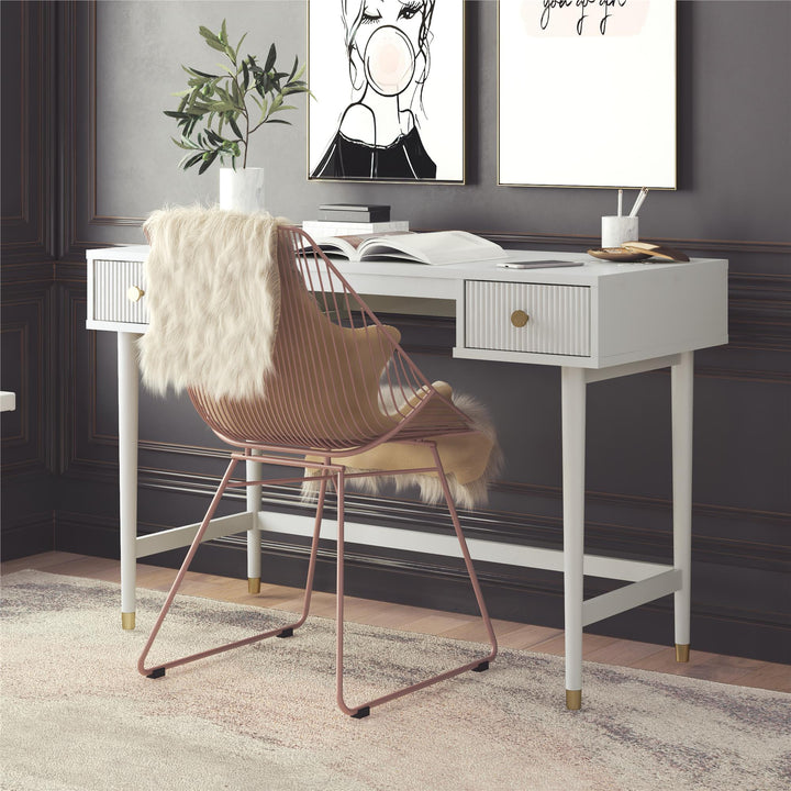 Elizabeth Style Desk -  Dove Gray