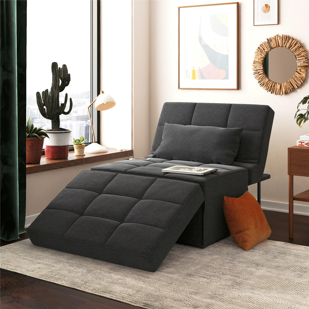 convertible chair bed - Gray