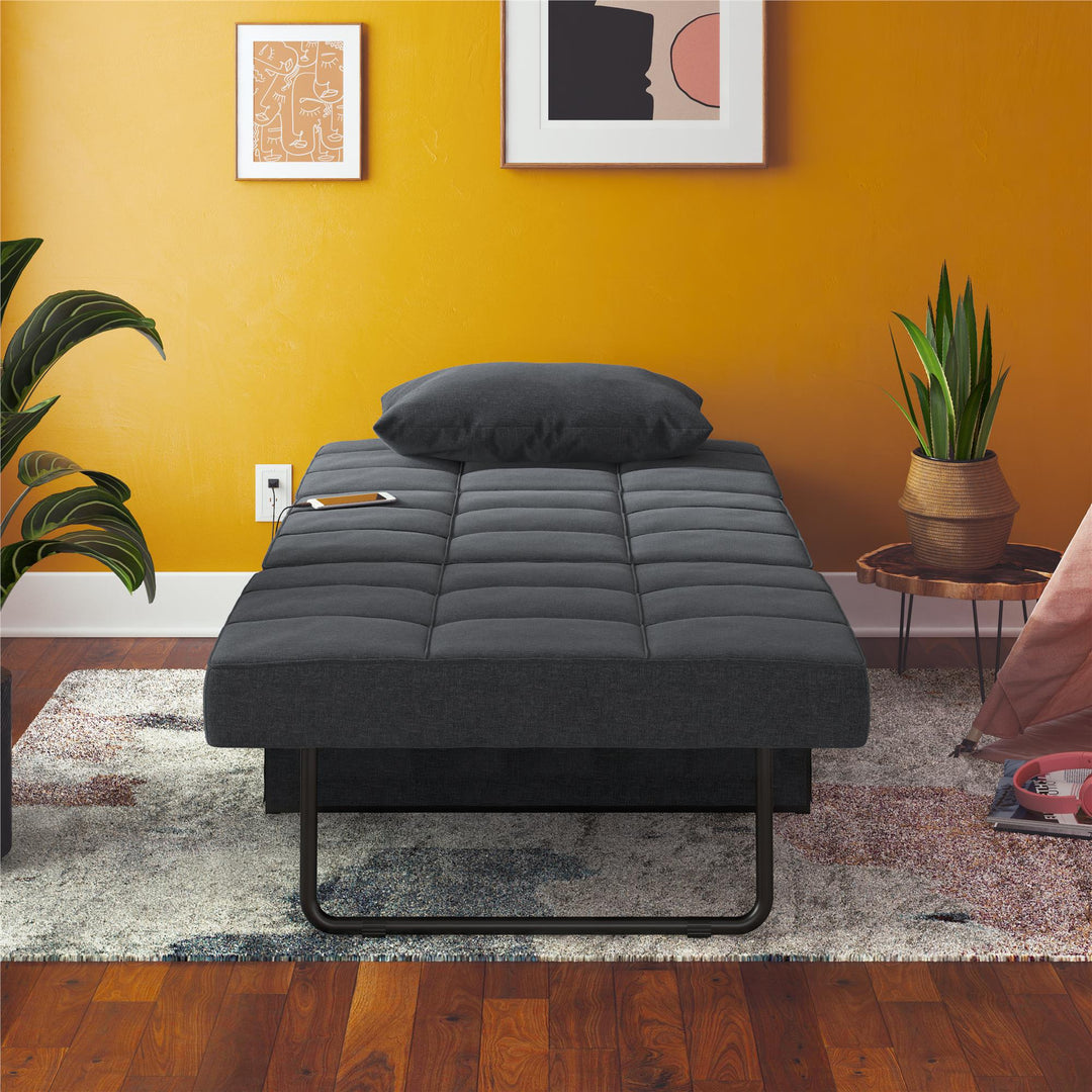 relax a lounger ottoman - Gray